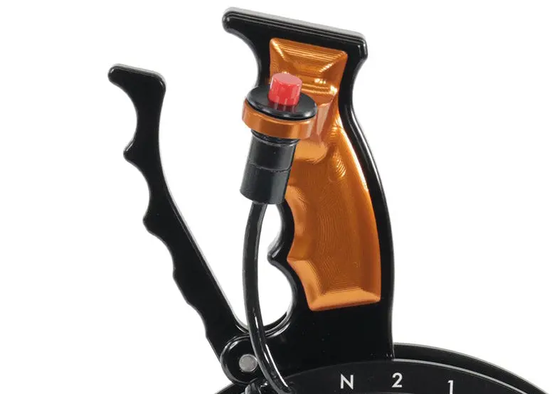 Operator Button Billet Grip Insert Set Orange 16-144-12 (Button Not Included) 1