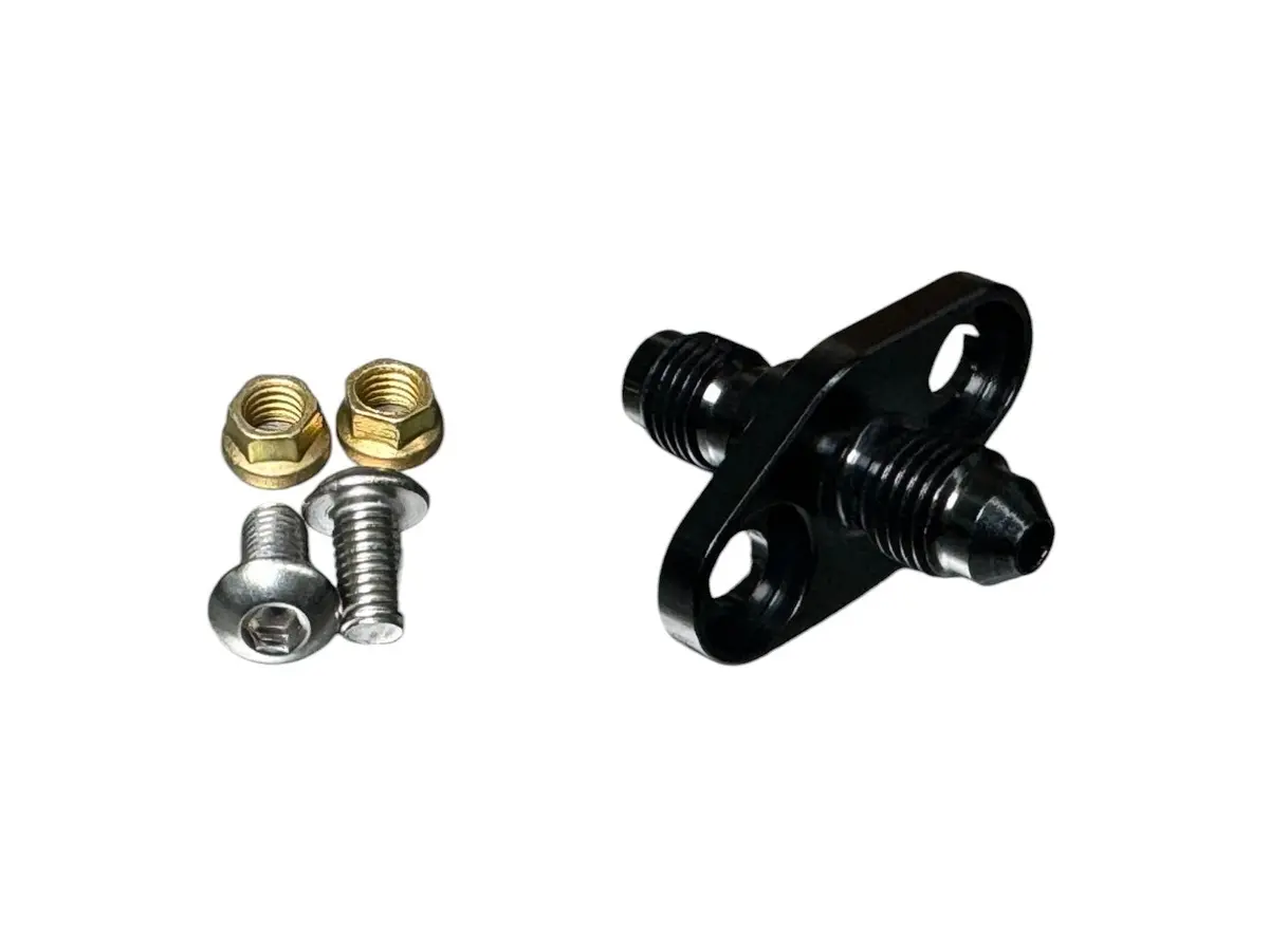 3An Bulkhead Flanged Pass Thru Fitting By Motion Raceworks 34-30303 1