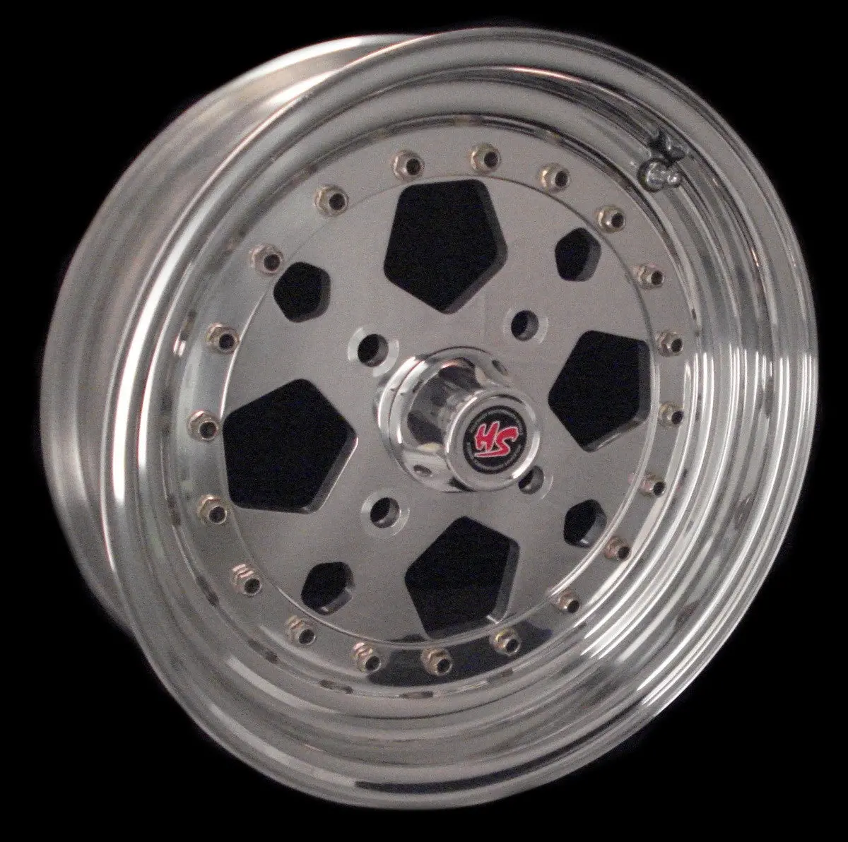 15" Pentastar 4 Lug 3-Pc Wheel 1