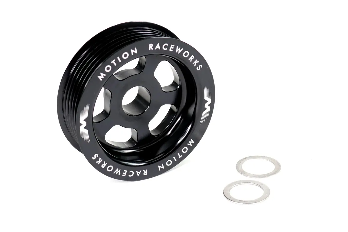 Motion Raceworks Ls 3.5" Od Overdrive Alternator Pulley 1