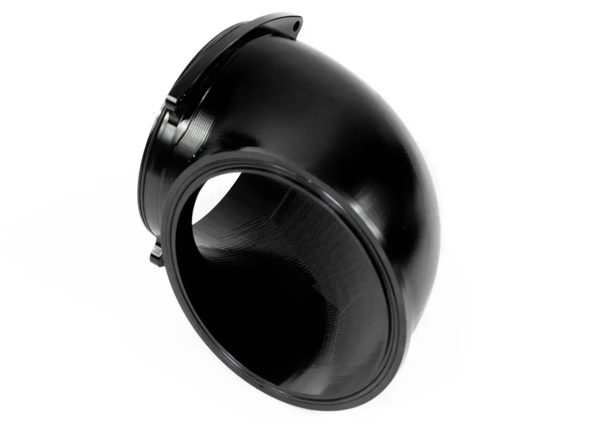 Attachment Only: High Flow 90° Tight Radius 4" V-Band Attachment For Icon 92Mm 1