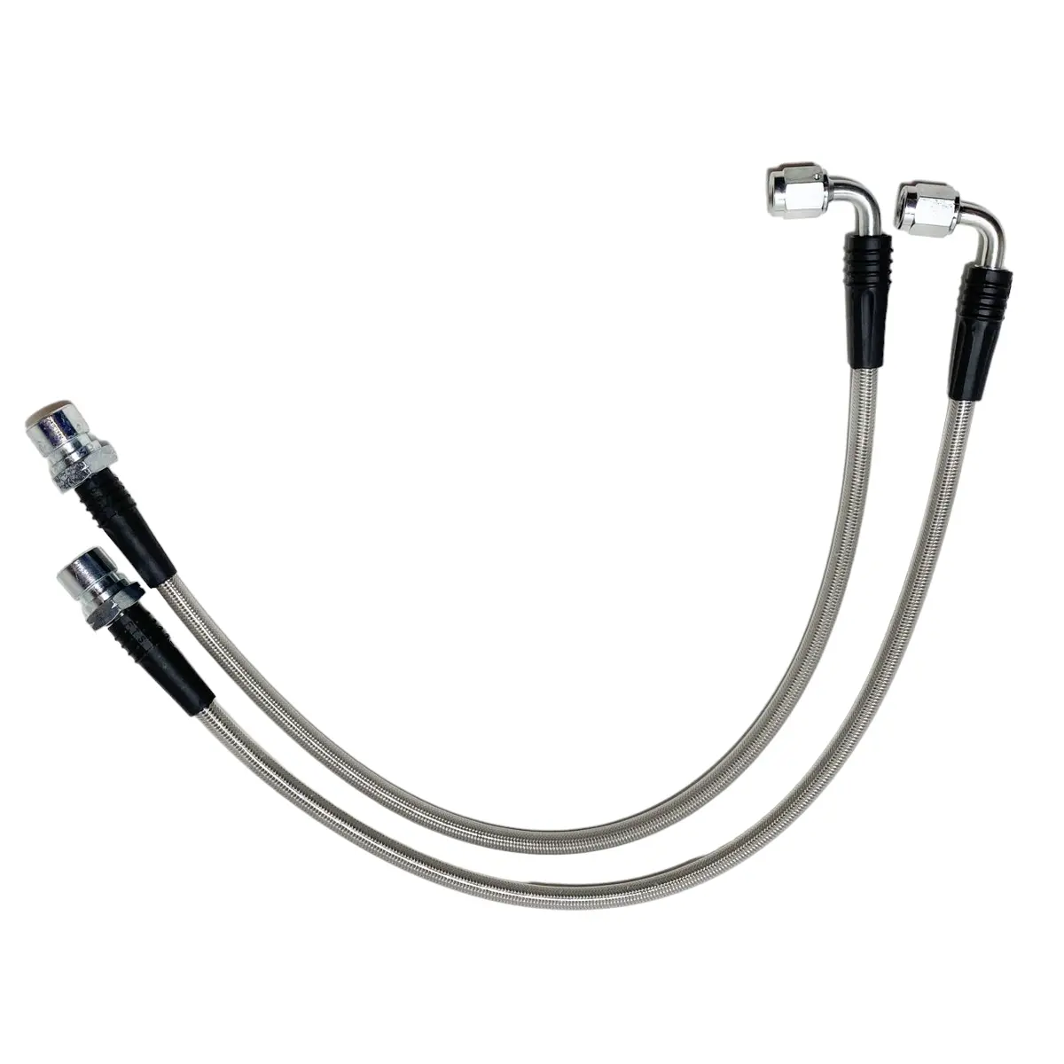 S550 & S650 Mustang Front Brake Line Kit +7" From Stock Length -03An 90° Female On Caliper End, 010-0250-F3 1