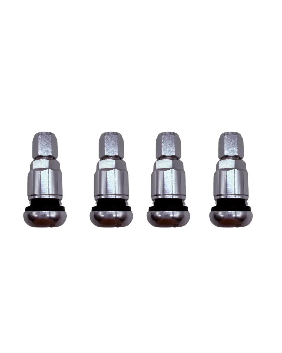 Cosmis Wheels Short Valve Stems Silver (Set Of 4) 1
