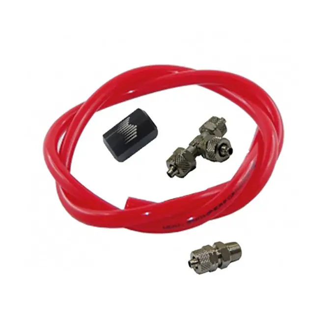 Stage 2.5 Boost Cooler Forced Induction Progressive Water-Methanol Injection Kit (Red High Temp Nylon Tubing, Quick-Connect Fittings) 2