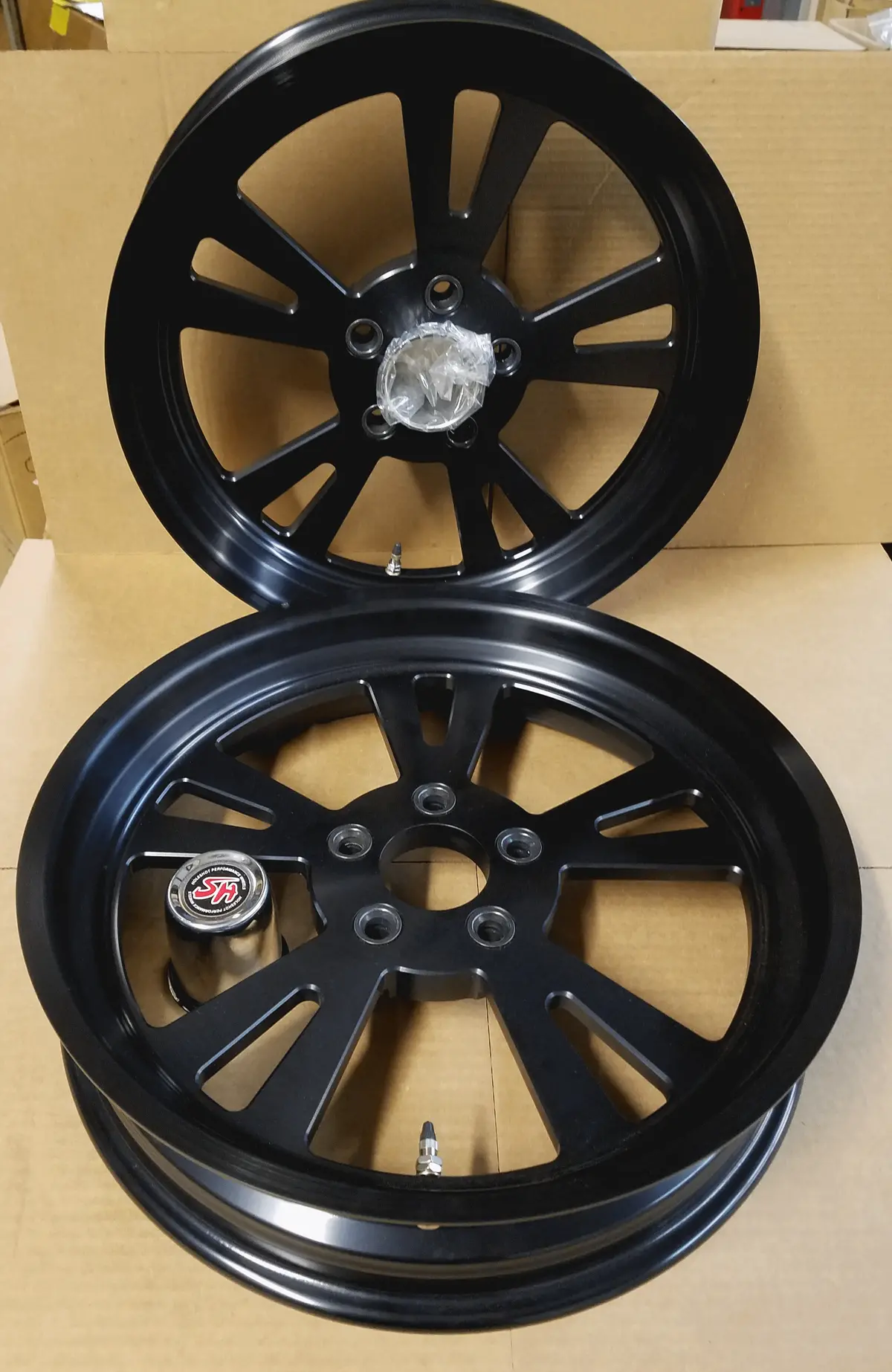 Set Of 17" Sunstar Front Runners - 17"X4", 5X112 Bc, 1.5" Bs, 1/2"Back Pad, 50% Off!!! 1