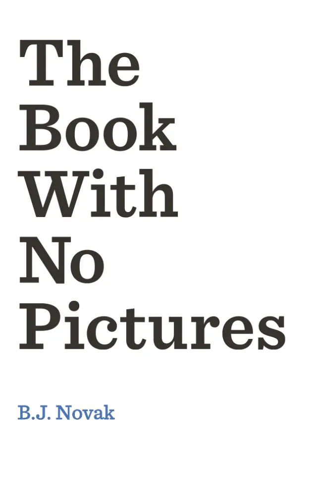 The Book With No Pictures 1