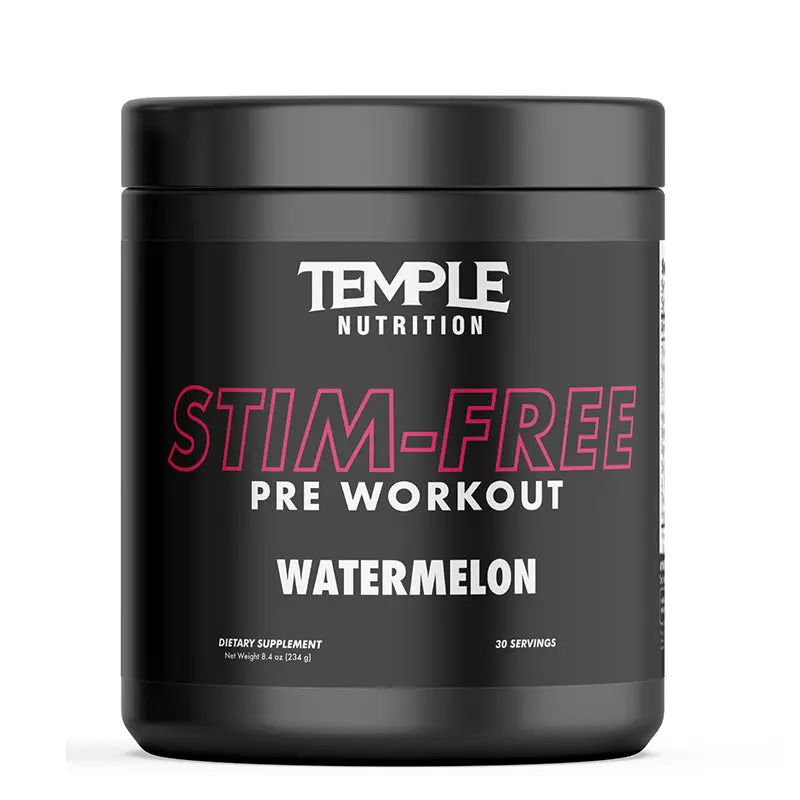 Temple Stimfree Preworkout - Watermelon 1