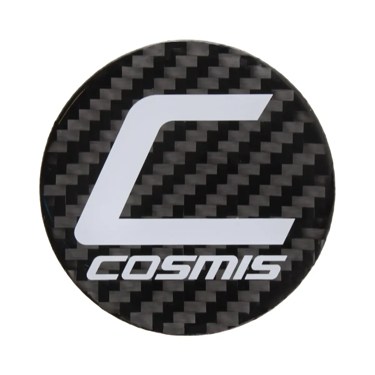 Cosmis Racing Wheels Kevlar Carbon Fiber Center Cap Sticker 1