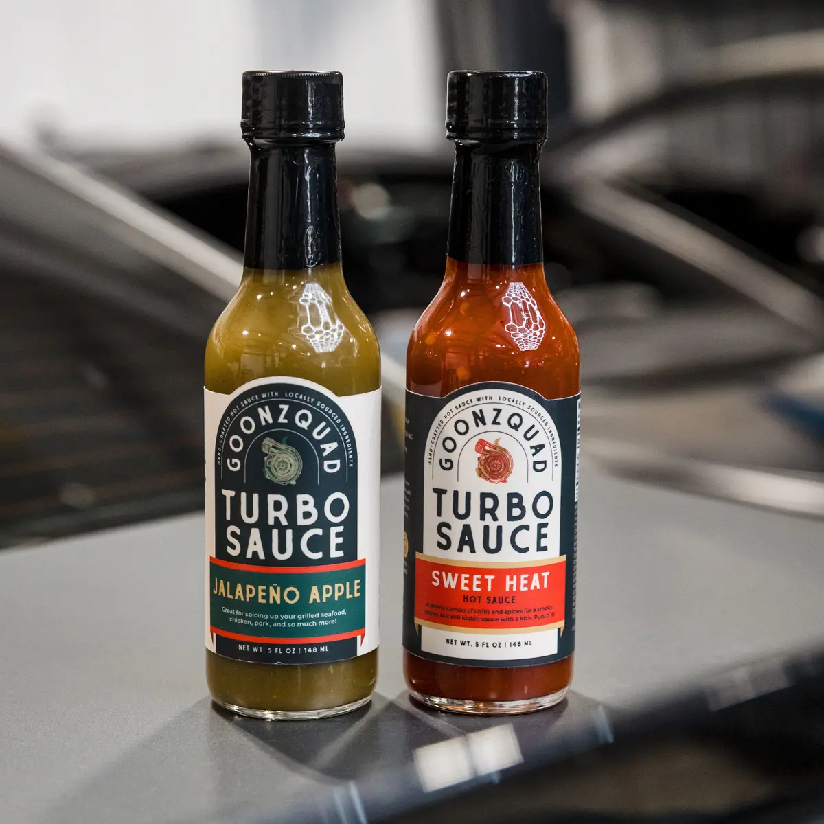 Twin Turbo Pack - Sweet Heat And Jalapeno Apple Turbo Sauce Variety Pack 1