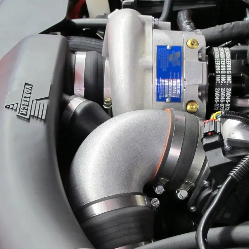 2011-2013 5.0L Mustang Gt, V-3 Si Complete System With Air-To-Air Charge Cooler, Satin Finish 4Fq218-020L 1