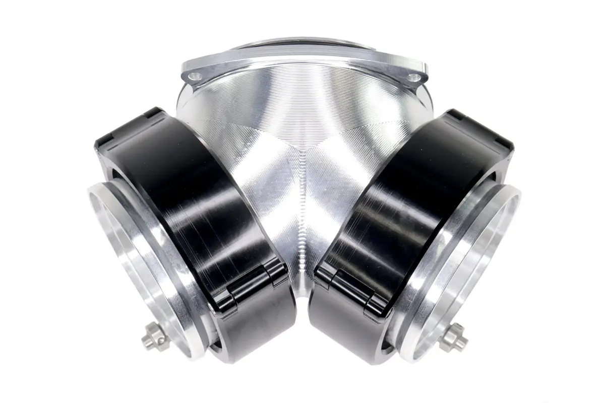 Attachment Only: Billet 'Y' Connection W/ 3" Quick Seals For Icon 92Mm 10-13015 1