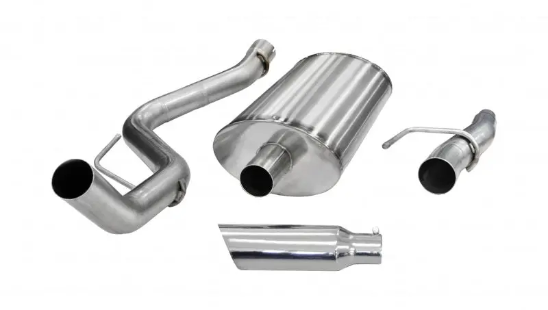 Corsa/Db Sport Cat-Back Exhaust System – Polished Stainless Steel, For 2011–2013 Ford F-150 6.2L V8 1