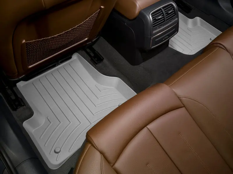 Weathertech Floorliner – Front Row, Textured Grey, Custom Molded For Vehicle-Specific Fit 1