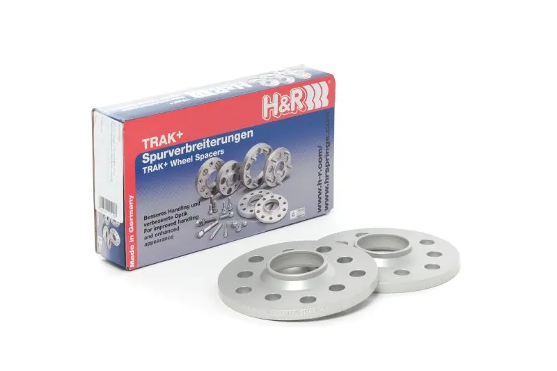 H&R Trak+ Wheel Spacer Adapter – 25Mm Thickness, 5X114.3 Bolt Pattern, 70.5Mm Center Bore, 1/2"-20 Thread, Black Anodized 1
