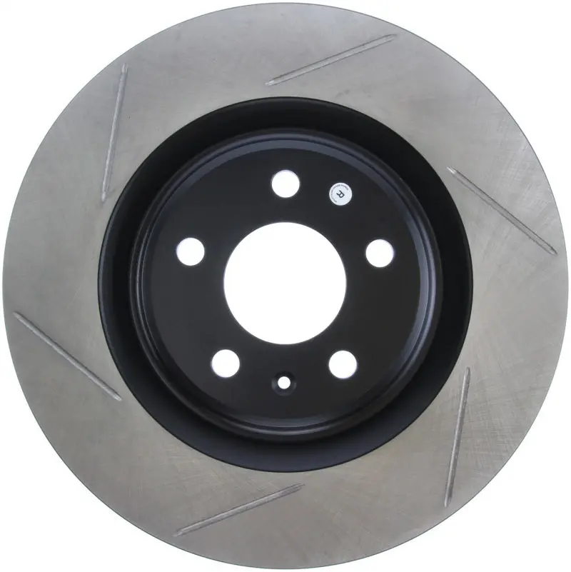 Stoptech Power Slot Slotted Rear Brake Rotor – Right Side For Audi A6 Quattro (2012–2013), A7 Quattro (2011–2012), S4 (2010–2013) 1