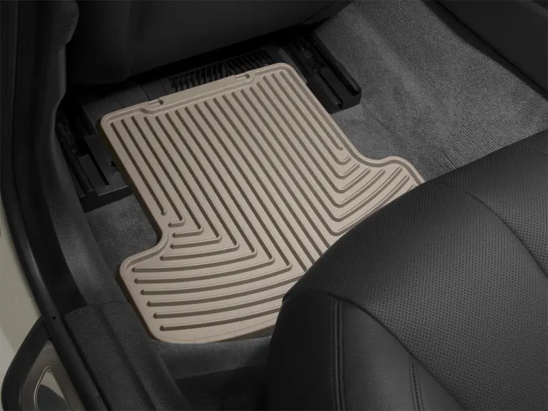 Wt Custom-Fit Front Rubber Floor Mats – Gray Durable All-Weather Protection 1
