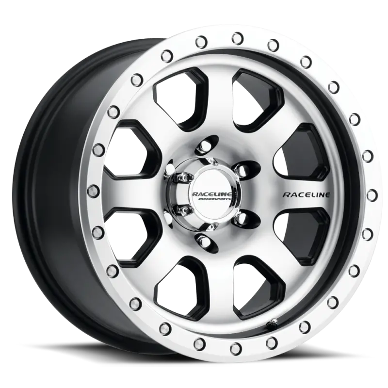 Raceline Avenger 929M Black & Machined Wheel – 17X9", -12Mm Offset, 5X139.7, 107.95Mm Center Bore 1