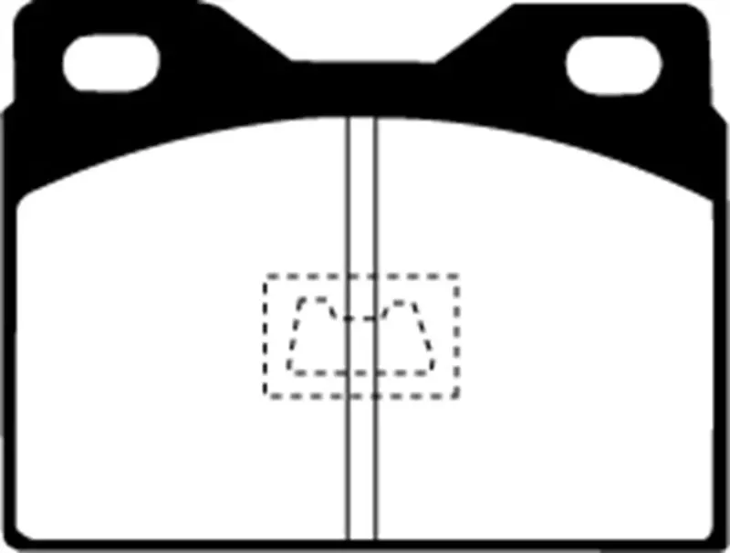 Ebc Yellowstuff Front Brake Pads For 1976–1985 Porsche 924 2.0L 2