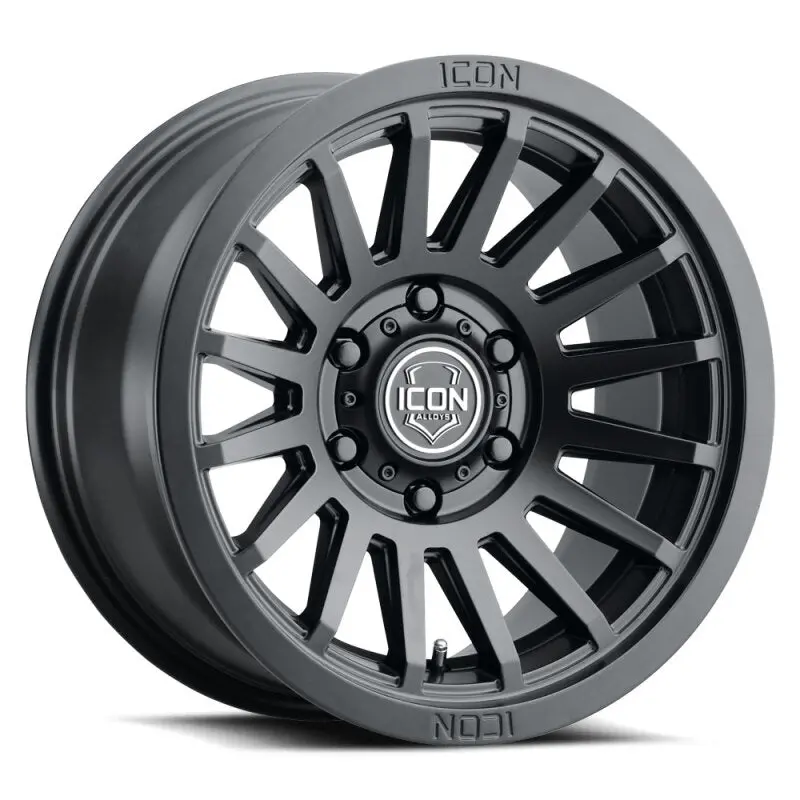 Icon Alloy Recon Slx Wheel – 18X9 Inches, 6X5.5 Bolt Pattern, 40Mm Offset, 6.6-Inch Backspace, Gloss Black Finish 1