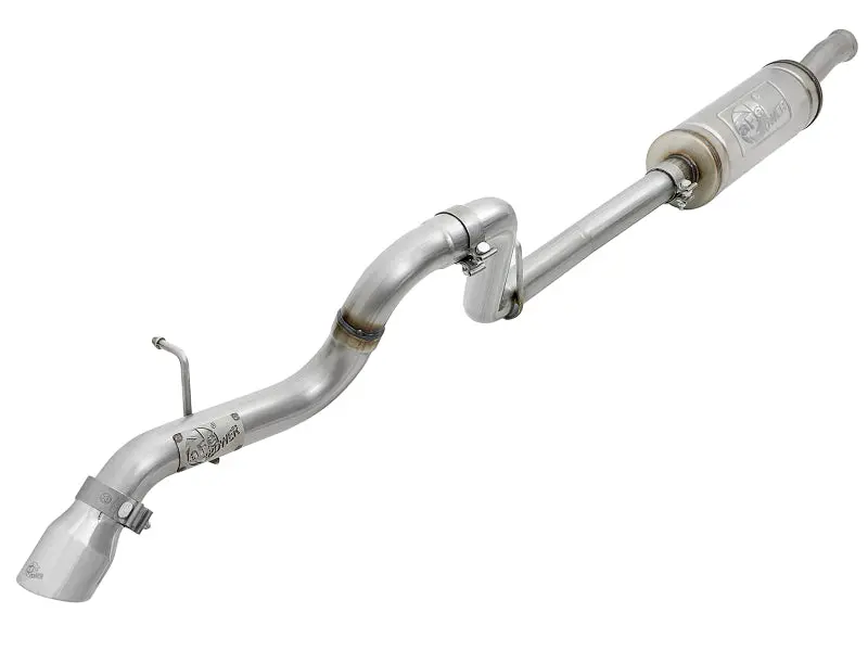 Afe Mach Force Xp 2.5-Inch High-Tuck Cat-Back Exhaust — Polished Tip, Fits 2018–2021 Jeep Wrangler Jl (3.6L V6, 4-Door) 1