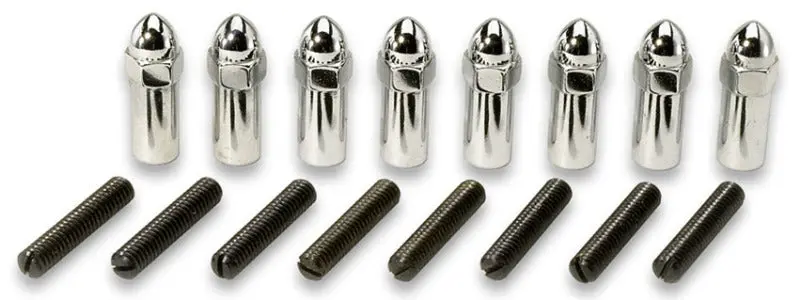 Moroso Chevrolet Small Block (W/1/2In-20 Hold Downs) Valve Cover Acorn Nuts - Chrome - Set Of 8 1