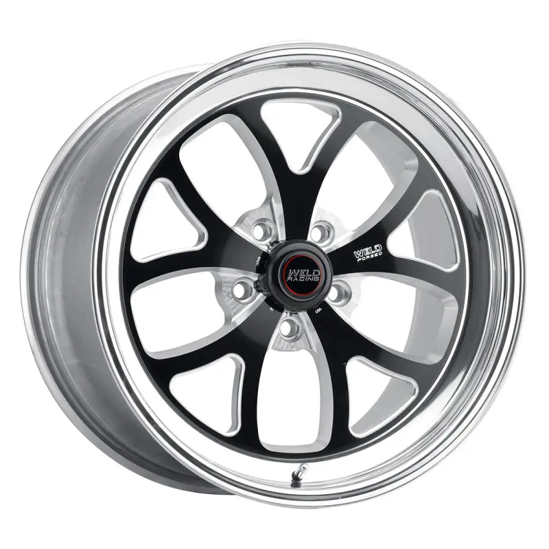 Weld S76 Forged Black Wheel – 17X9", 5X115Mm Bolt Pattern, 6.2" Backspace, High-Pad Design (Non-Beadlock) 1