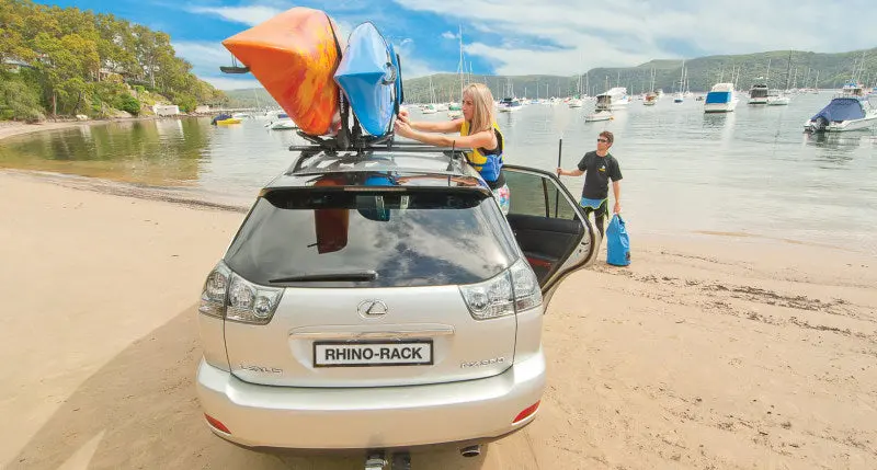Rhino-Rack Folding J-Style Kayak Carrier With Extension Kit (Pair) 1