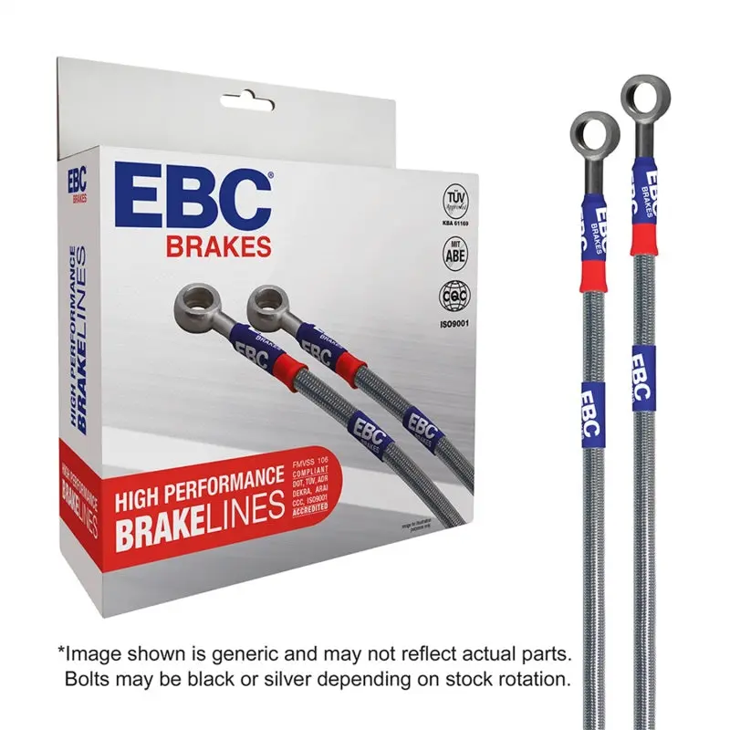 Ebc Stainless Steel Brake Line Kit For 2008–2009 Volkswagen R32 (3.2L) 1