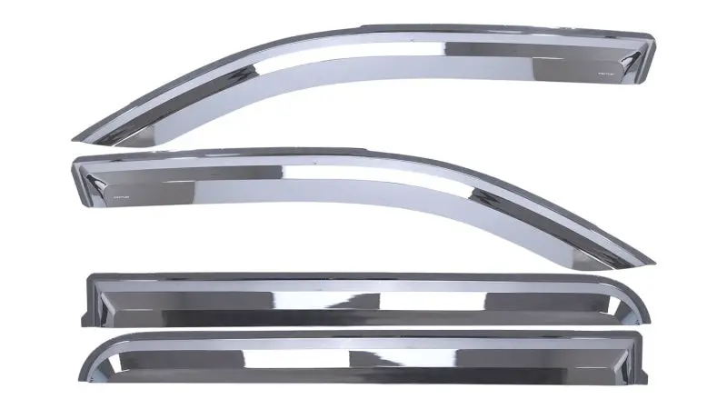 Putco Element Chrome Window Visors – Set Of 4 For 2019–2020 Ram 1500 Crew Cab 1