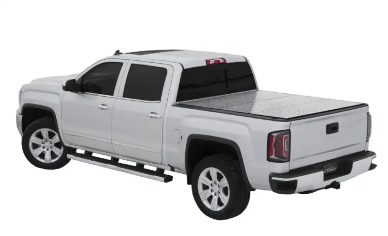 Access Lomax Pro Series Tri-Fold Truck Bed Cover For 2016–2019 Toyota Tacoma (6' Bed) – Black Diamond Mist 1