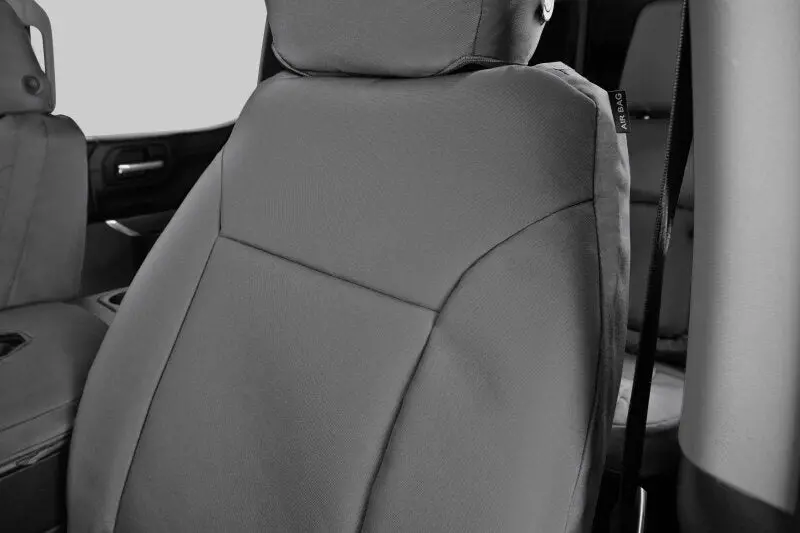 Covercraft Endura Precisionfit Second-Row Seat Covers For 2019–2024 Ram 1500 – Silver/Silver 1