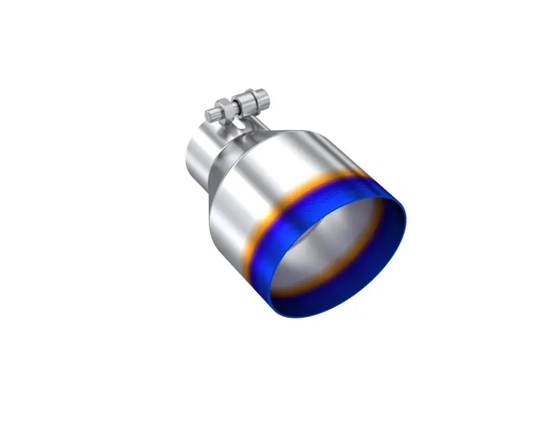 Mbrp Universal Burnt Stainless Steel Exhaust Tip – 2.5In Id, 4.5In Od, 6.5In Angle-Cut Length 1