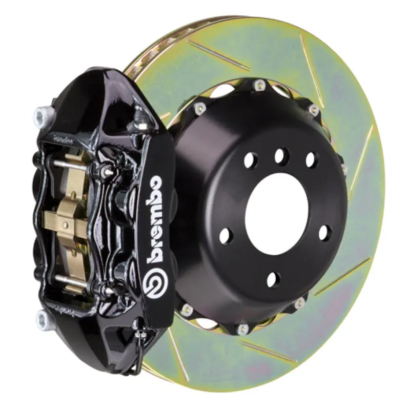 Brembo Gt Rear Big Brake Kit For 2015–2018 Bmw M3 – 4-Piston Calipers, 380X28Mm Slotted Two-Piece Rotors 1