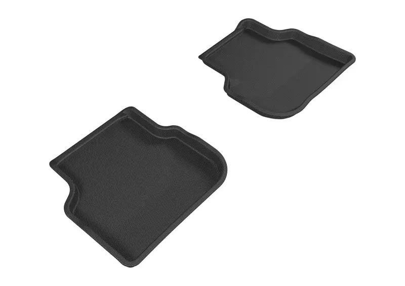 3D Maxpider Kagu All-Weather Floor Mats For 2011–2018 Volkswagen Jetta Sedan – Second-Row, Black 1