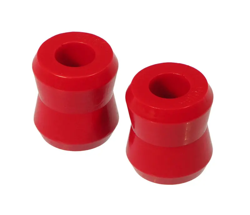 Prothane Large Hourglass Shock Bushings – 11/16" Inner Diameter, Red Polyurethane 1