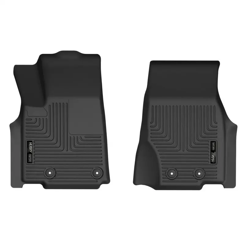 Husky Liners X-Act Contour Front Floor Liners For 2022–2023 Jeep Grand Cherokee – Black, Precision Fit 1