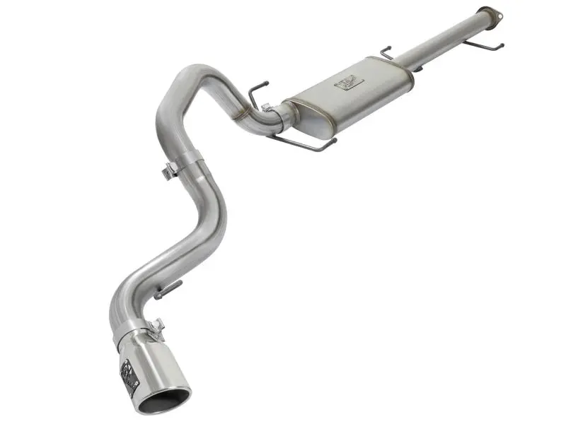Afe Mach Force Xp 3-Inch Stainless Steel Cat-Back Exhaust — Single Exit, Polished Tips, Fits 2007–2014 Toyota Fj Cruiser 1