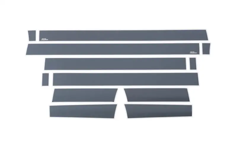 Putco Black Platinum Rocker Panels For 2015–2020 Ford F-150 Supercrew (6.5Ft Bed, 12-Piece Set) 1