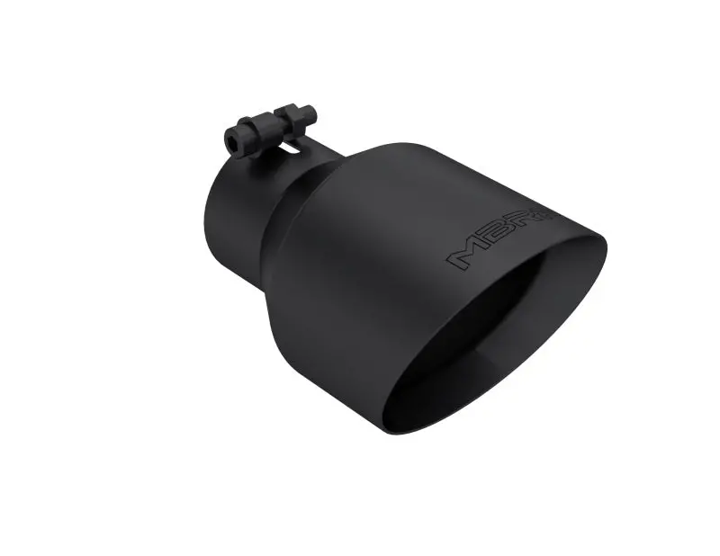 Mbrp Universal Dual-Wall Exhaust Tip – 3" Hex Design, 5" Inlet, 8" Length, Black Coated 1