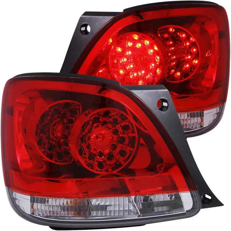 Anzo Led Taillight Assembly For 1998–2005 Lexus Gs300 – Red/Clear Lens 1