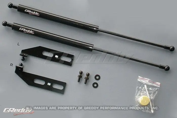 Greddy Hood Lifter Kit For 1993–1996 Mazda Rx-7 Fd3S With Oem-Weight Hoods 1