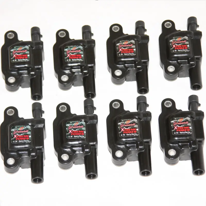 Granatelli High-Performance Ignition Coil Pack Set For Gm Ls Engines (Ls1 Through Lsa) – 8-Pack, Black 1