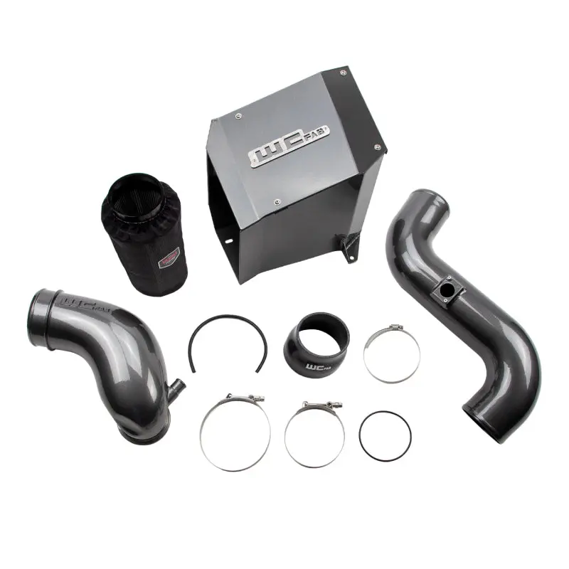 Wehrli Stage 2 Cold Air Intake Kit With Illusion Purple Accents For 2004.5–2005 Gm Duramax Lly 1