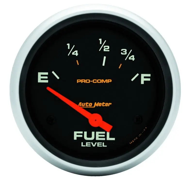 Autometer Pro-Comp Electronic Fuel Level Gauge – 2-5/8", Ford-Specific Short-Sweep, 73E/8–12V 1