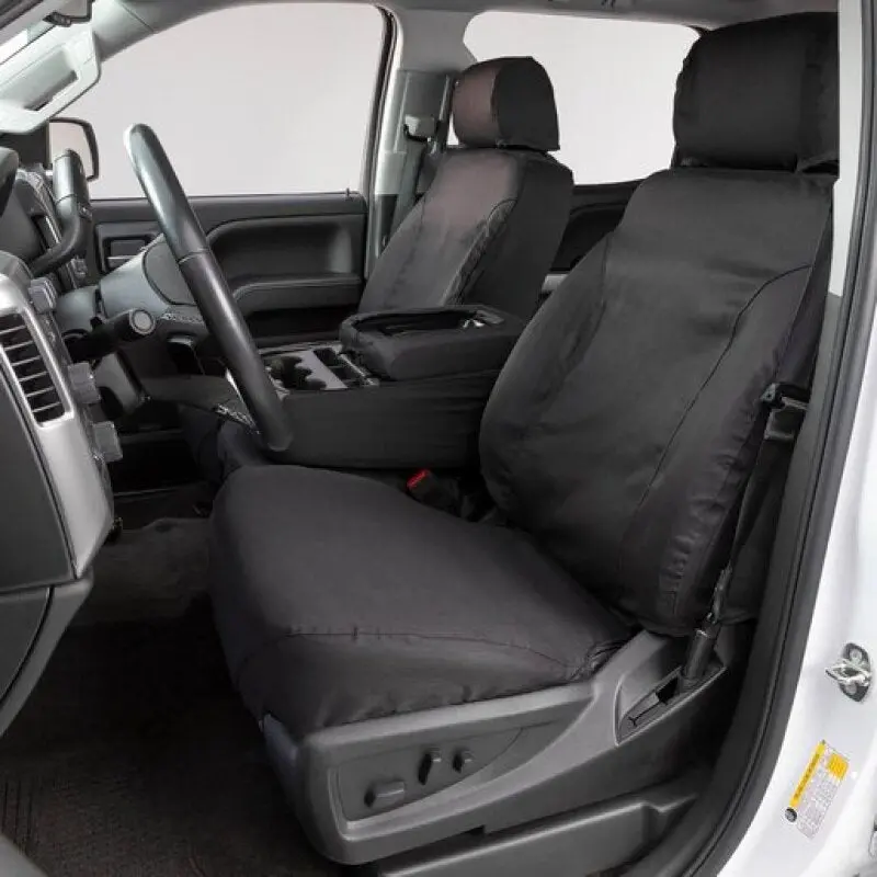 Covercraft Charcoal Polycotton Custom Seat Covers For 2023 Dodge Ram Promaster Front Row 1