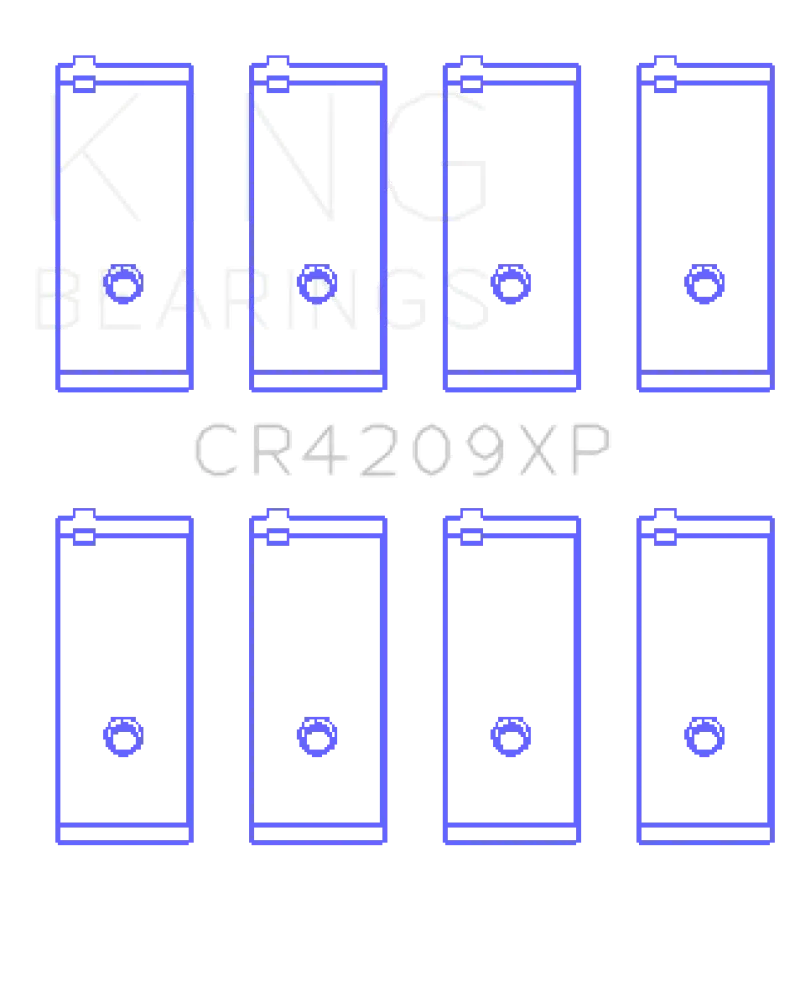 King Performance Rod Bearing Set For Toyota 3Sgte Engine (0.025Mm Under Size) 1