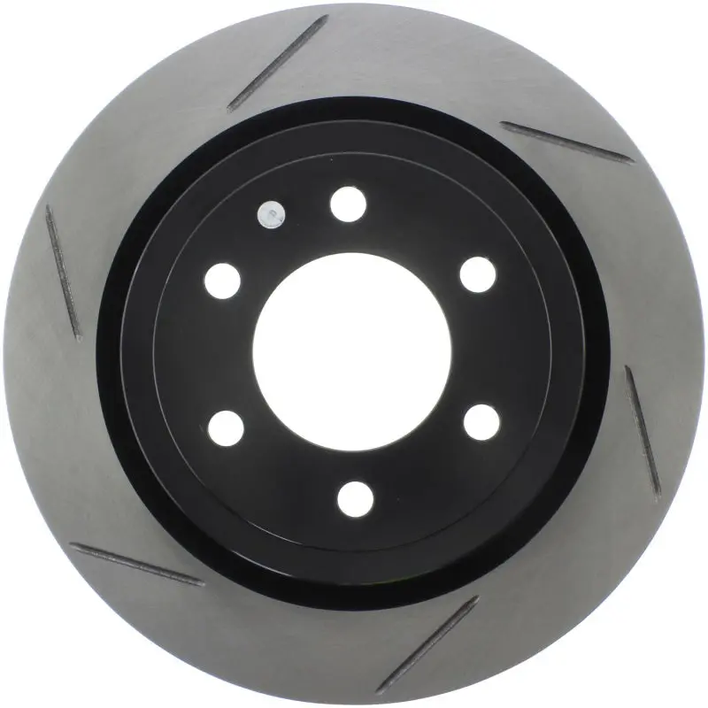 Stoptech Slotted Rear Brake Rotor – Right-Side Replacement For 2018 Ford F-150 Sport Models 1