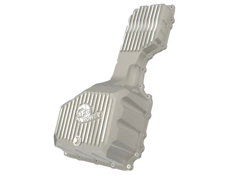 Afe Power Street Series Oil Pan For 2020–2025 Gm 6.6L L5P Duramax Diesel – Raw Aluminum W/ Machined Fins 1