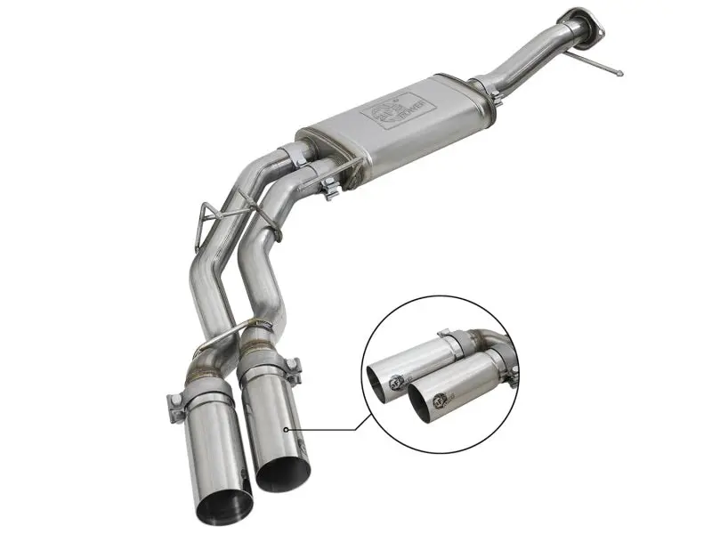 Afe Rebel Series 3" To 2.5" Stainless Steel Cat-Back Exhaust For 2011–2014 Ford F-150 3.5L V6 (Twin-Turbo) 1