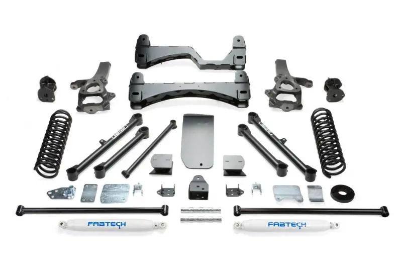 Fabtech 6-Inch Lift System – Basic Package With Performance Shocks, For 2009–2011 Dodge Ram 1500 4Wd 1